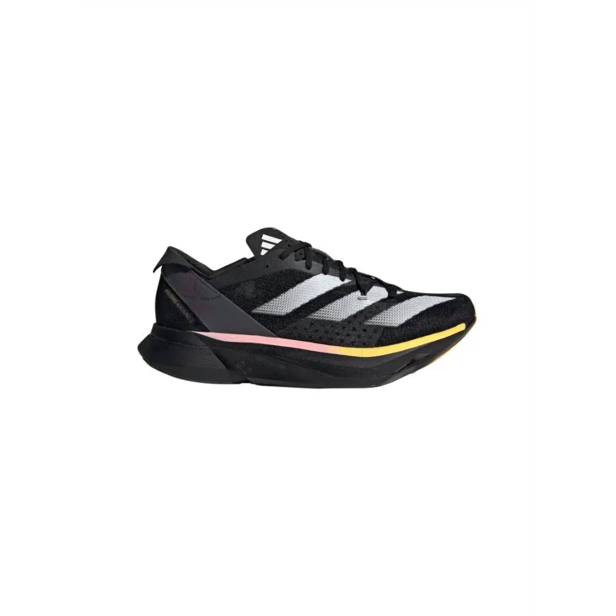 New Adidas Men's Adizero Adios Pro 3 Shoe In Core Black / Zero Metalic / Spark